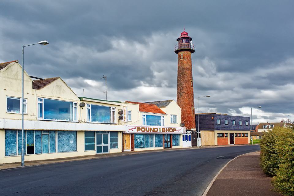 Gorleston, Norfolk. Ein toller, altehrwürdiger Turm. Mittlerweile leider in einer etwas vernachlässigt scheinenden Umgebung zu Hause.
